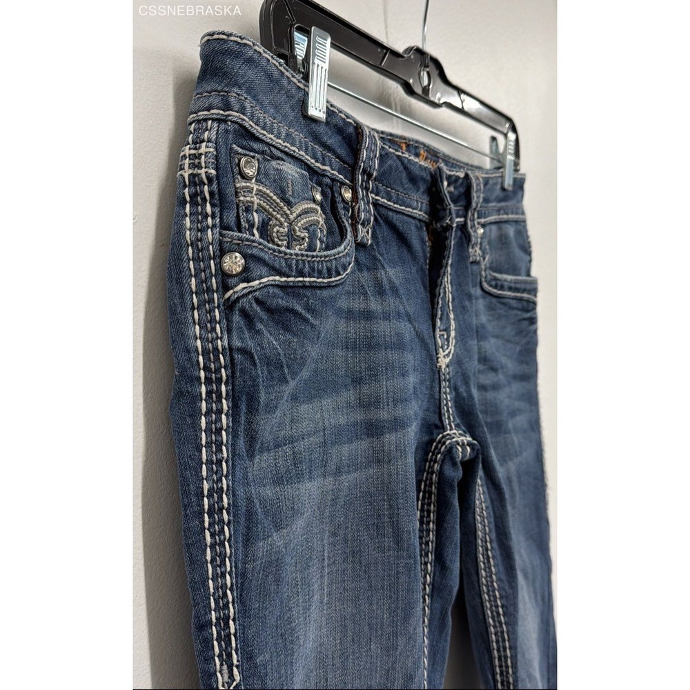 Rock Revival Blue Womens Boot jeans - Size 29 - Picture 5 of 10